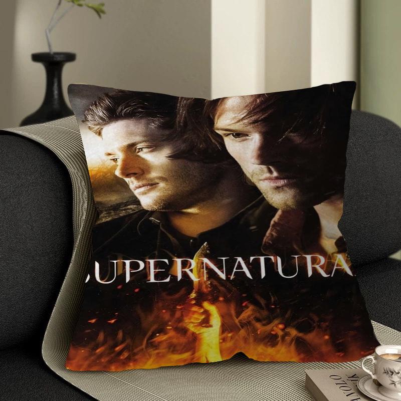 Tv S-Supernatural Series Pillow Gift Home Office Decoration Bedroom Sofa Car Cushion Cover Case 45X45