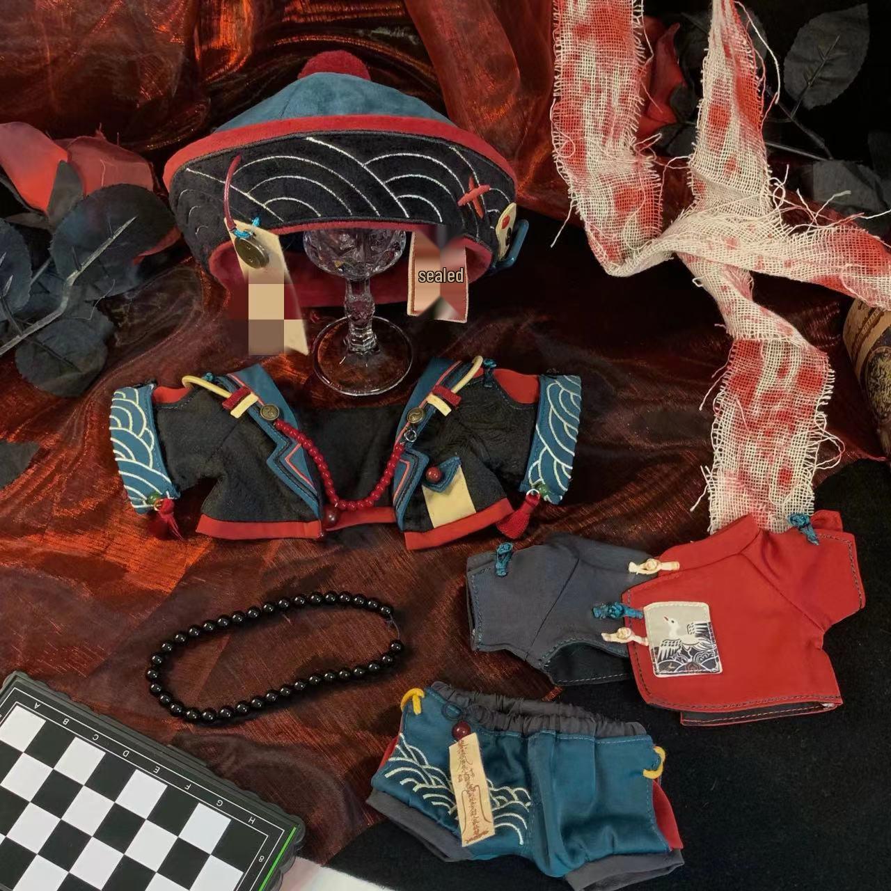 

20 см Хлопковая кукольная одежда - Китайский этнический набор 20cm Doll Clothes