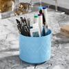 Drillless Cosmetic Brush Holder 360 Degree Rotating Spacious Makeup Organizers Cups For Desk Bathroom Countertop