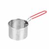 Easy Clean Oil Pan Strainer Stainless Steel Deep Frying Basket Cooking Basket  Kitchen Tool