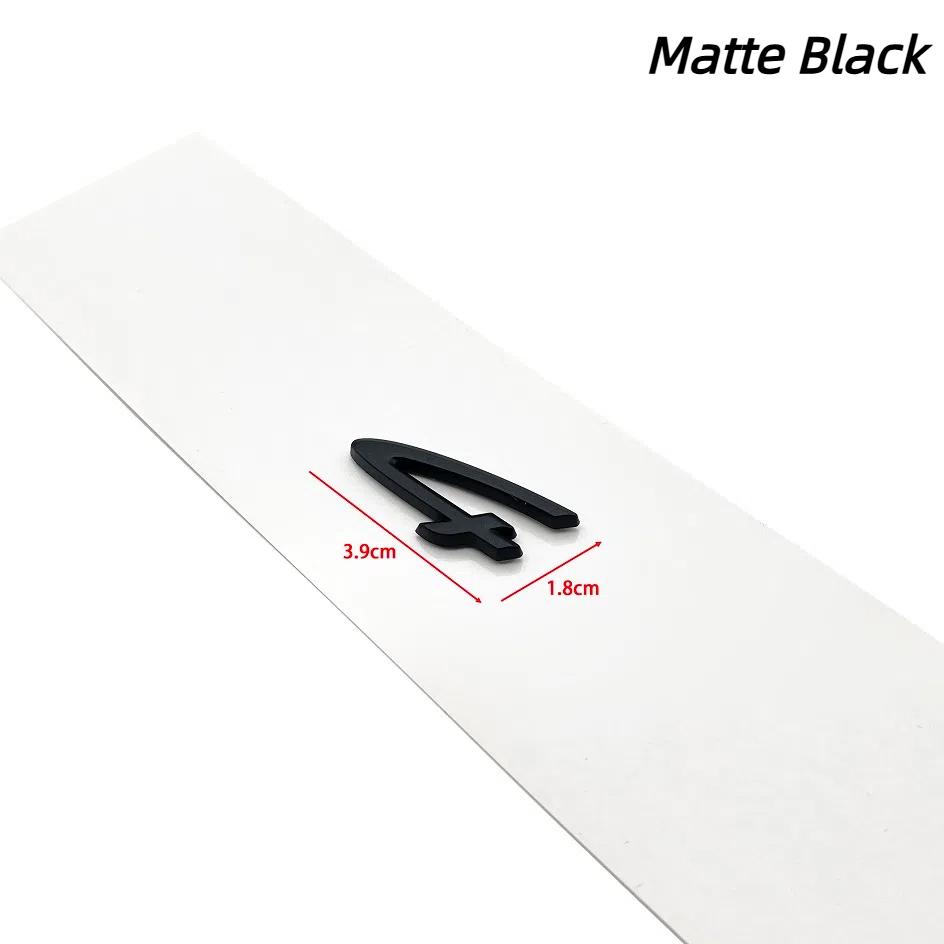 1pcs 4 S ABS New Car logo Fender side sticker Rear Bumper tail door trunk sticker car rear Emblem sticker styling Accessories
