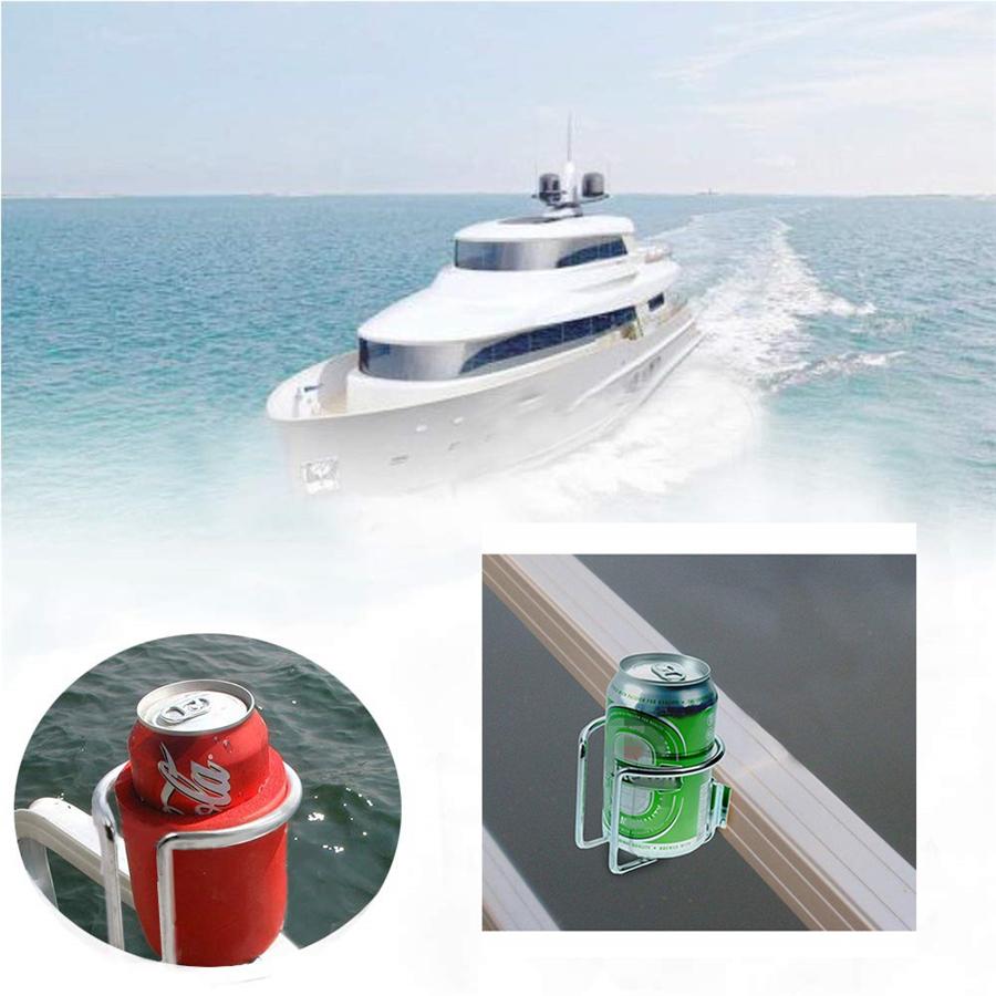 2 Stainless Steel Boat Ring Cup Drink Holder For Marine Yacht Truck RV world cup
