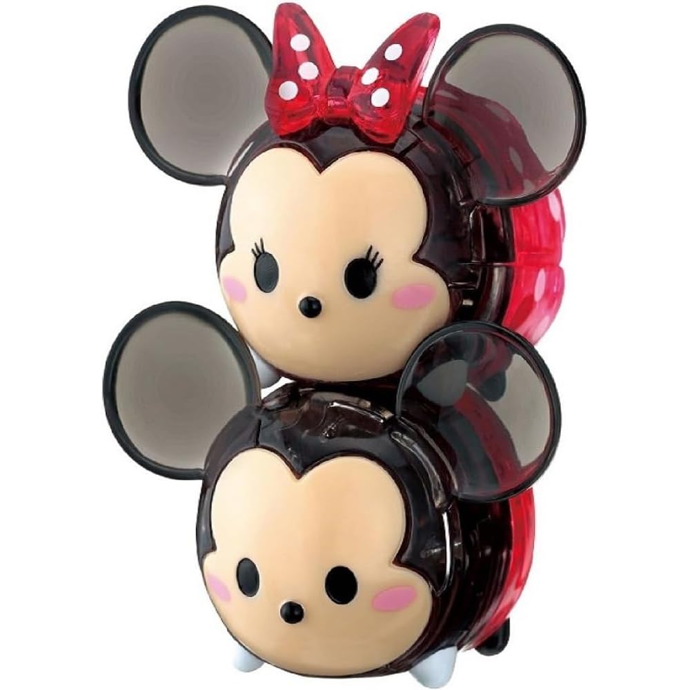 Hanayama Crystal Gallery Disney Tsum Tsum Mickey & Minnie 3D Puzzle Decorative Figure for Ages 7 and Up