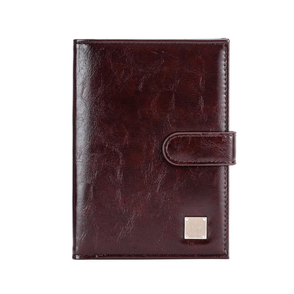Purse PU Passport Bag Card Holder Storage Card Bag Portable Passport Clip  Men