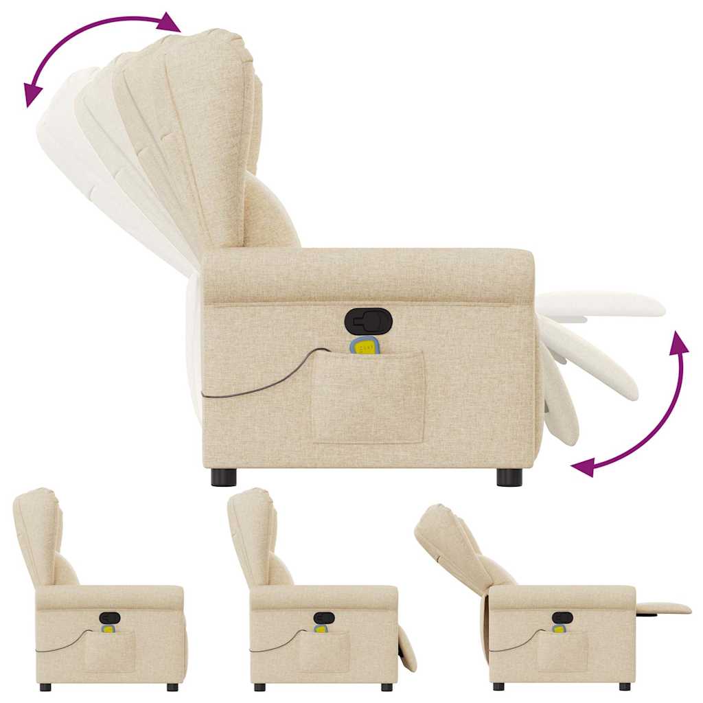 Massage Chair Cream Fabric