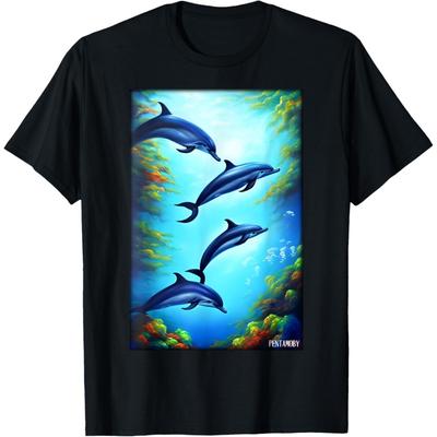 Sea Life Underwater World Fish Sea Animal Lake T-Shirt