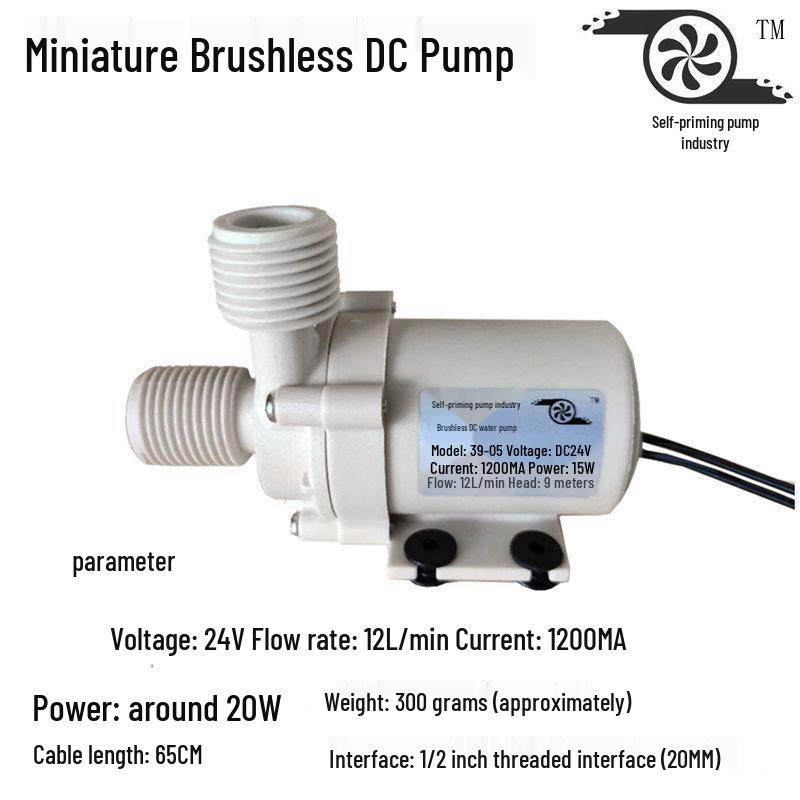 12V Bezkartáčová DC solární čerpadlo pro ohřev vody, odolné vůči vysokým teplotám a korozi