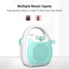 Karaoke Machine Rechargeable Portable Karaoke Speaker with Microphone BT/Memory Card/USB