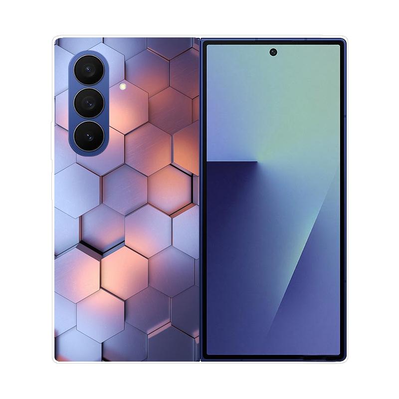 For Samsung Galaxy Z Fold 7 Fold7 Case Luxury Folding Shockproof Protection Funda for Samsung Galaxy Z Fold 7 PC Hard Back Cover