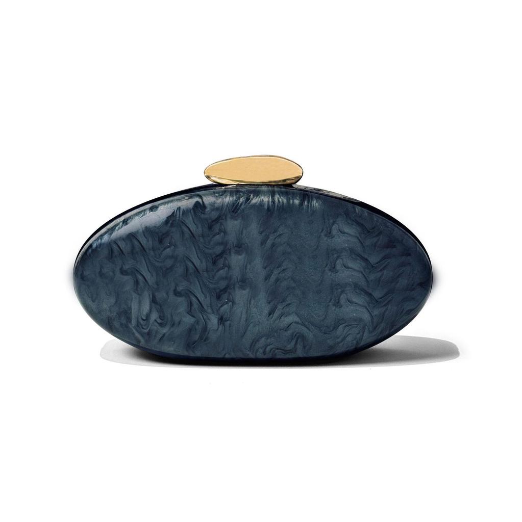 Podzimní móda 2024, akrylová lesklá večerní kabelka v evropském a americkém stylu - kabelka přes rameno ve tvaru husího vejce