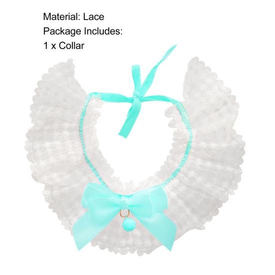 Bowknot Pet Collar Breathable Stylish Pet Supplies Lace Necklace Neck Strap