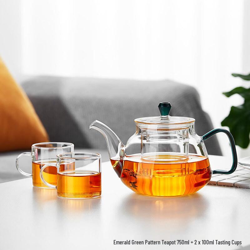 ZISIZ Heat-Resistant Glass Teapot