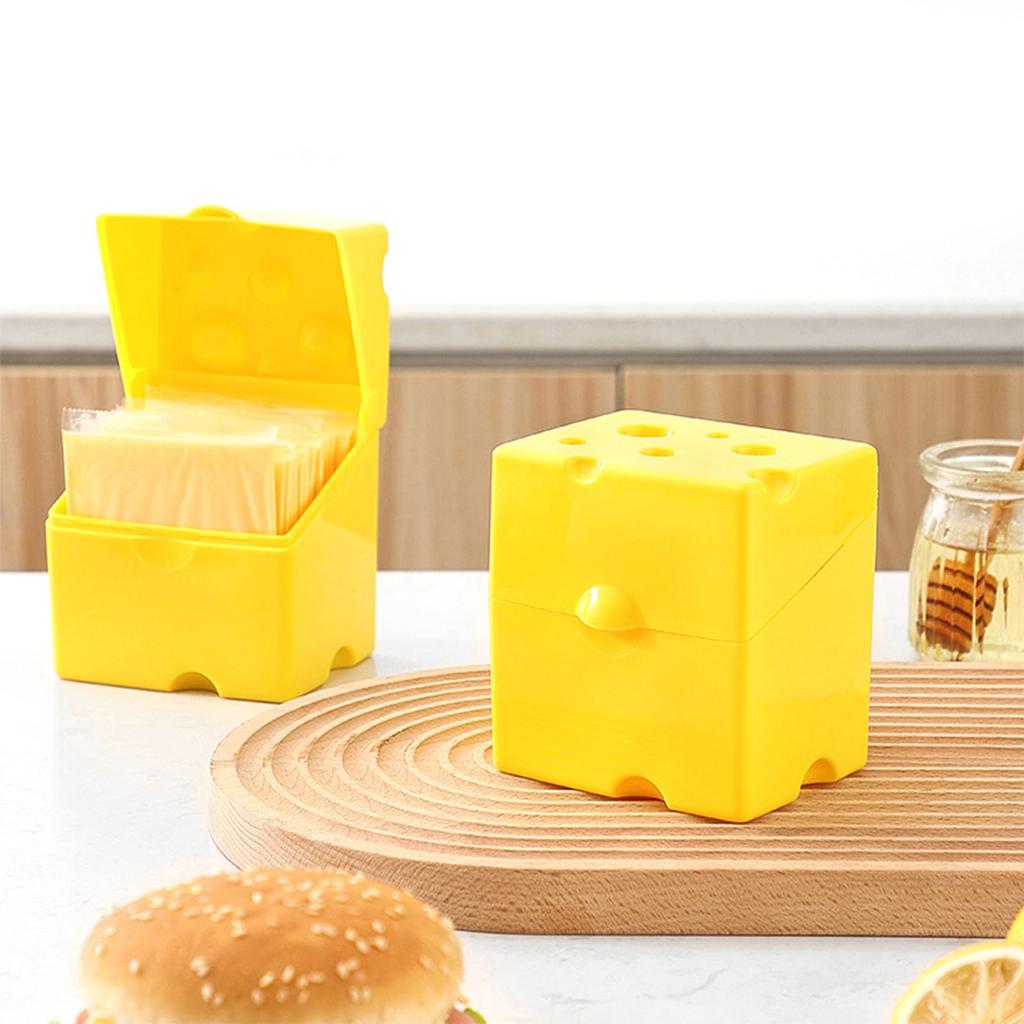 Cheese Storage Box for Refrigerator Butter Block Container Food Preservation Case Waterproof Sliced Cheese Organizer