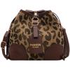 Leopard PU Female Bucket Crossbody Bag Shoulder Bag Women's Handbag Women's Fashion Tote Bag