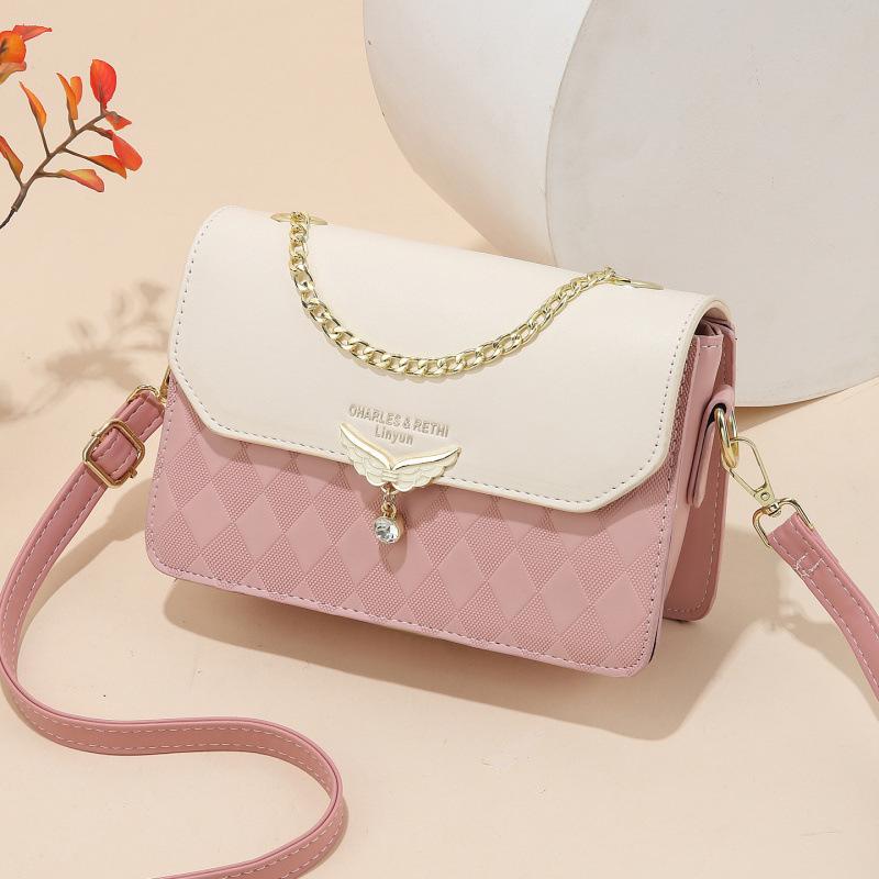 Crossbody bag women's new simple small square bag shoulder bag handbag birthday gift Valentine's Day commute