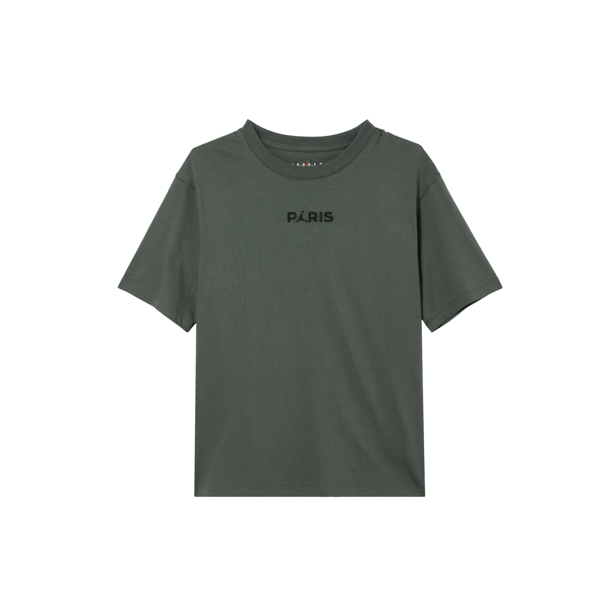 (WMNS) Air Jordan x PSG Paris T-Shirt Dark Grey Women s DZ3261-068 XXL