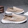 Stoffschuhe Herren Canvas Schuhe sind bequem, leicht, abriebfest, rutschfest, wasserdicht und haben eine weiche Sohle. Alte Pekinger Stoffschuhe sind faule Schuhe