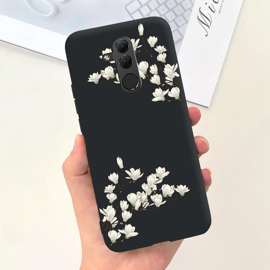 For Huawei Mate 20 Lite Case SNE-LX1 SNE-LX2 SNE-LX3 Protect Cover Popular Flower Soft Silicone Funda For Mate20 Lite Phone Case