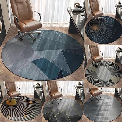 Bedroom Round Floor Mat Dirt Resistant Round Carpet Office Computer Gaming Swivel Chair Rocking Table Study Stool Under Study