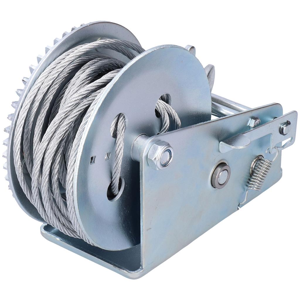 Manual Winch SelfLocking CW CCW Alloy Steel Hand Shake Lifter Trailer 2500lbs for Lifting