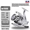 High Quality  Spinning Fishing Reel 1000-7000 Series High Performance Saltwater and Freshwater Compatible Fishing Equipment Large Unloading Force