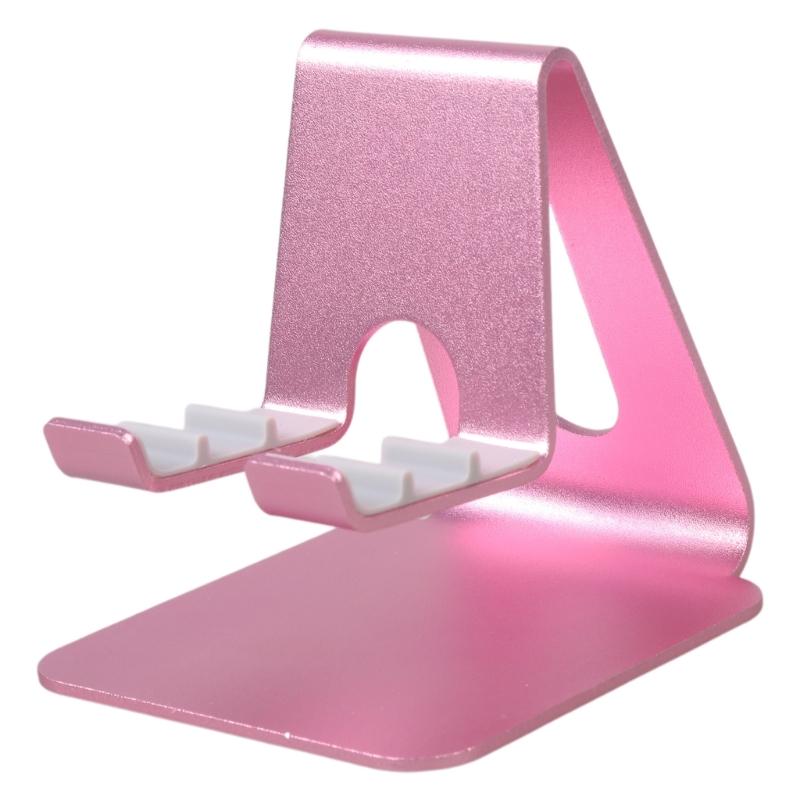 Phone Holder Universal Angle Adjustable Stand for Phone Tablet Tabletop Aluminum Support Cradle for Live Watching Video