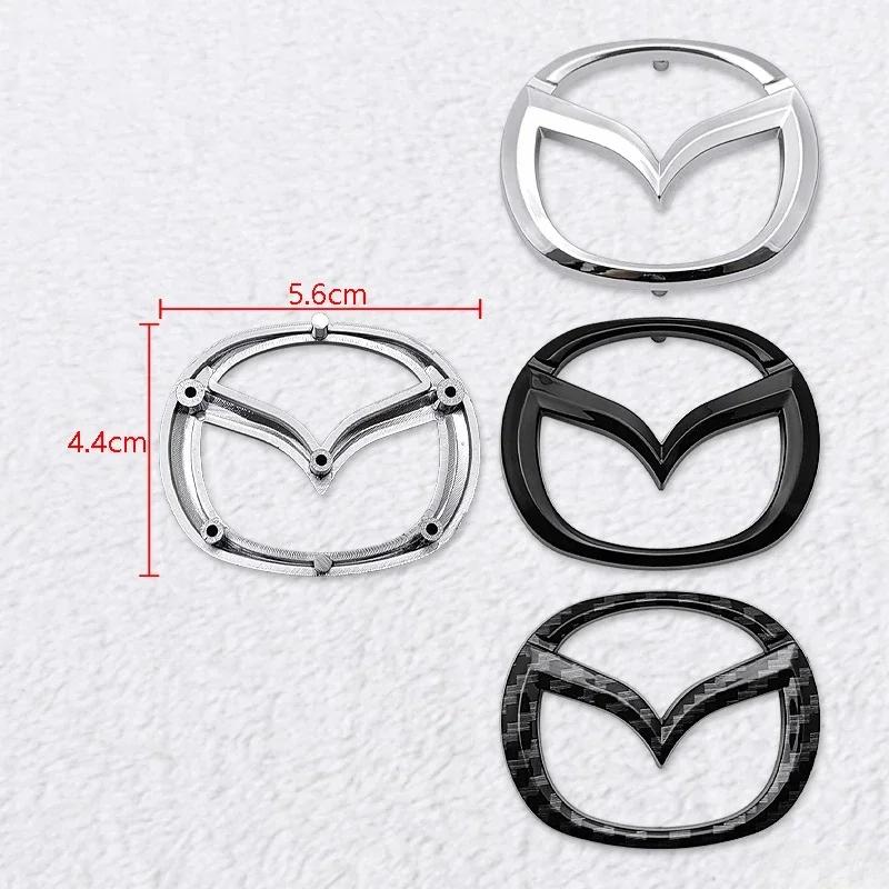 5.6x4.4cm ABS Car Steering Wheel Center Badge for Mazda CX4 CX5 RX7 Atenza Axela 3 2 5 CX3 MX3 MX5 CX9 CX7 RX8 Protege Speed 6