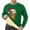 Men Sweatshirt Christmas Shirt Long Sleeve Funny Holdiay Crewneck Xmas Tops