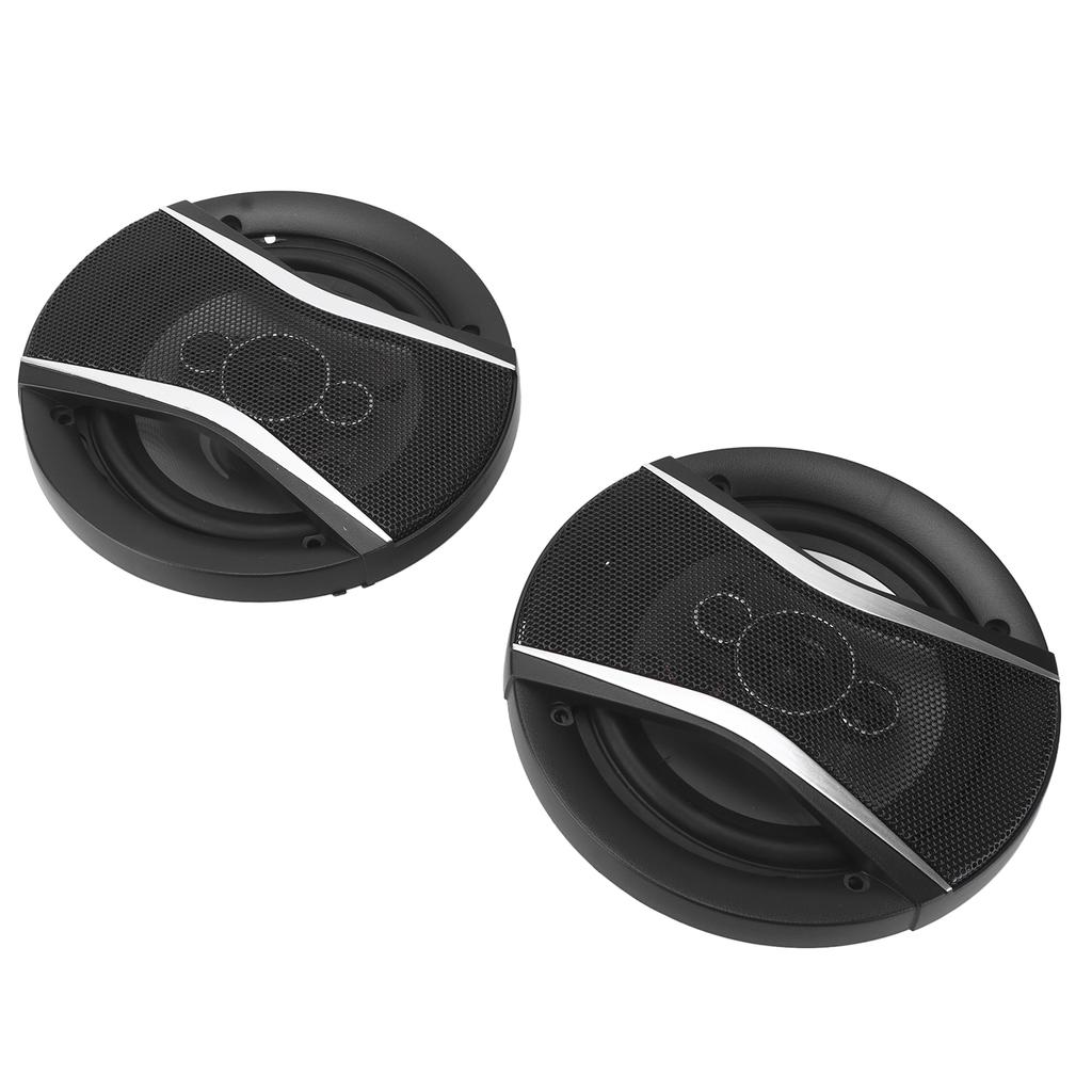 Pair Car Audio Speaker 6.5in Full Frequency 35hz‑22khz 91dB 4 Ohm  Round Universal Moisture Proof