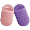 ECARLA - Ensemble de éponges de nettoyage facial roses et violettes, 2 pièces.