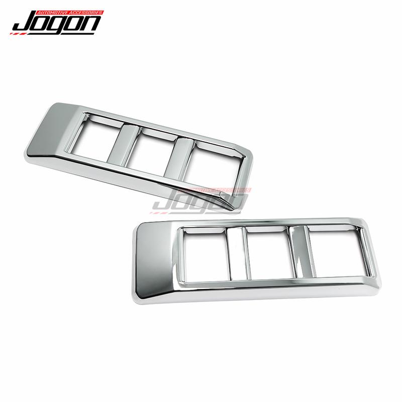 ABS Chrome Car Side Body Fender Vent Cover Trim For Toyota Land Cruiser J70 LC70 LC71 LC76 LC78 LC79 FJ70 FJ71 FJ76 J79 Pickup