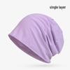 Unisex Lightweight Cotton Headscarf: Spring/Summer Breathable Cap & Sleep Hat