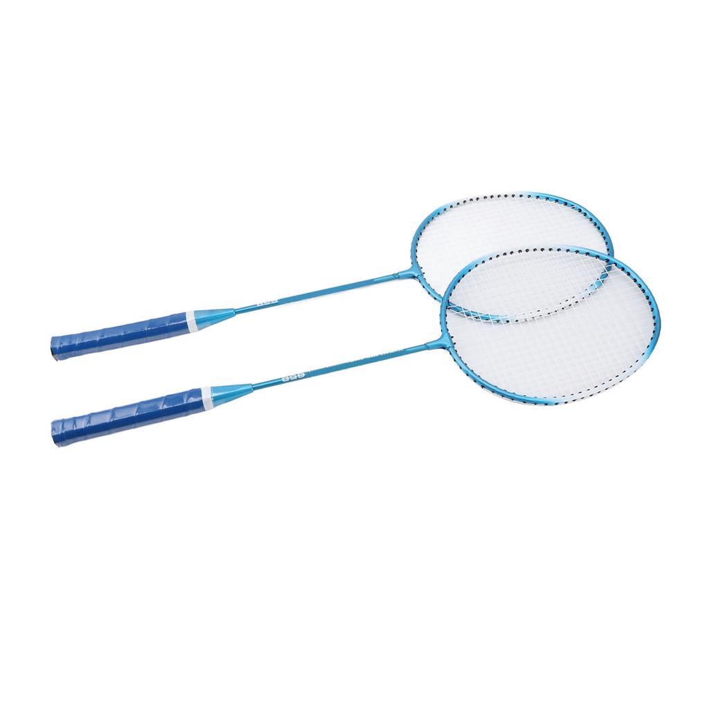 Badminton Set Iron Alloy Incrsed Ar Shock Absorption Lightweight Badminton Racket Set for Beginner Children Adults