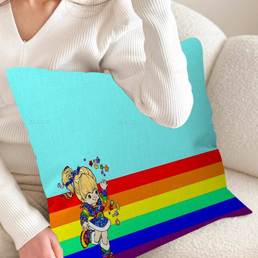 Rainbow Brite Anime Pillowcases Home Bedding Decorative Pillow Cover Wedding Super Soft Pillow Case