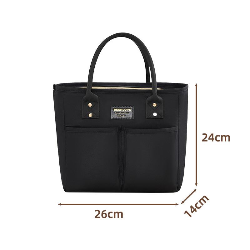 

Милая сумка-термос большой вместимости с леопардовым принтом и бантом для повседневного использования Black