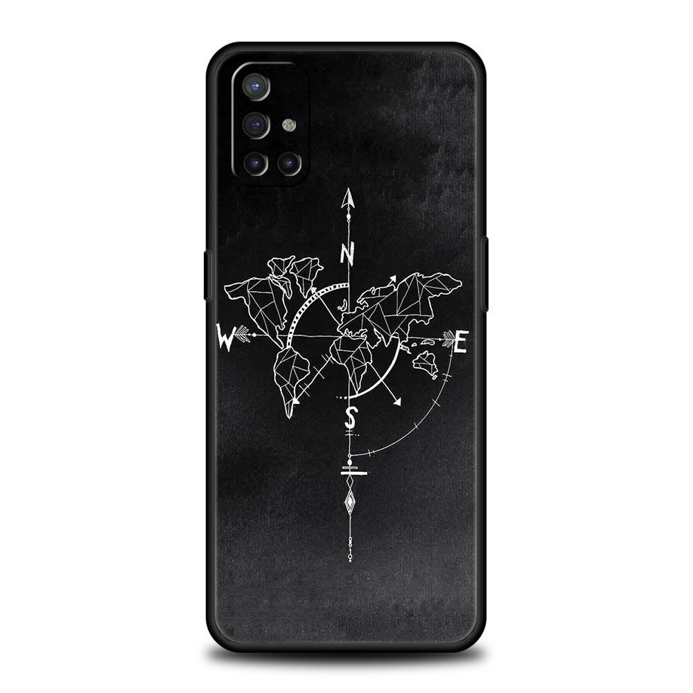 Fashion Planes World Map Travel Phone Case For OnePlus 12R 9R 12 11 10 Pro 9 8 7 7T 8T 10T 9RT Nord 2T N10 N200 CE 2 5G Cover