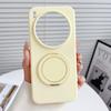 Liquid Silicone Soft Case For Vivo x300 and X300 Pro Magnetic Suction Baby Skin Touch Anti-Fingerprint 360° Rotation Stand Cover