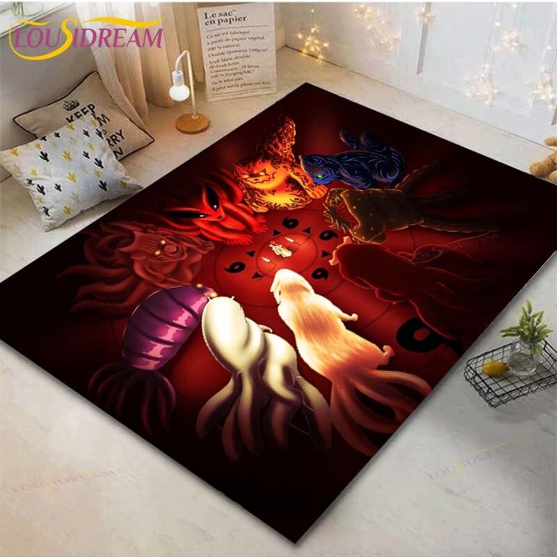 Anime Naruto Carpet Kids Carpets Living Room Tea Table Mats Bedroom Rug Washable Floor Mats Area Mat Horror Rug