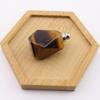 Natural Crystal Rough Stone Polyhedral Perfume Bottle Pendant Rough Stone Polished Crystal Essential Oil Bottle Necklace N769