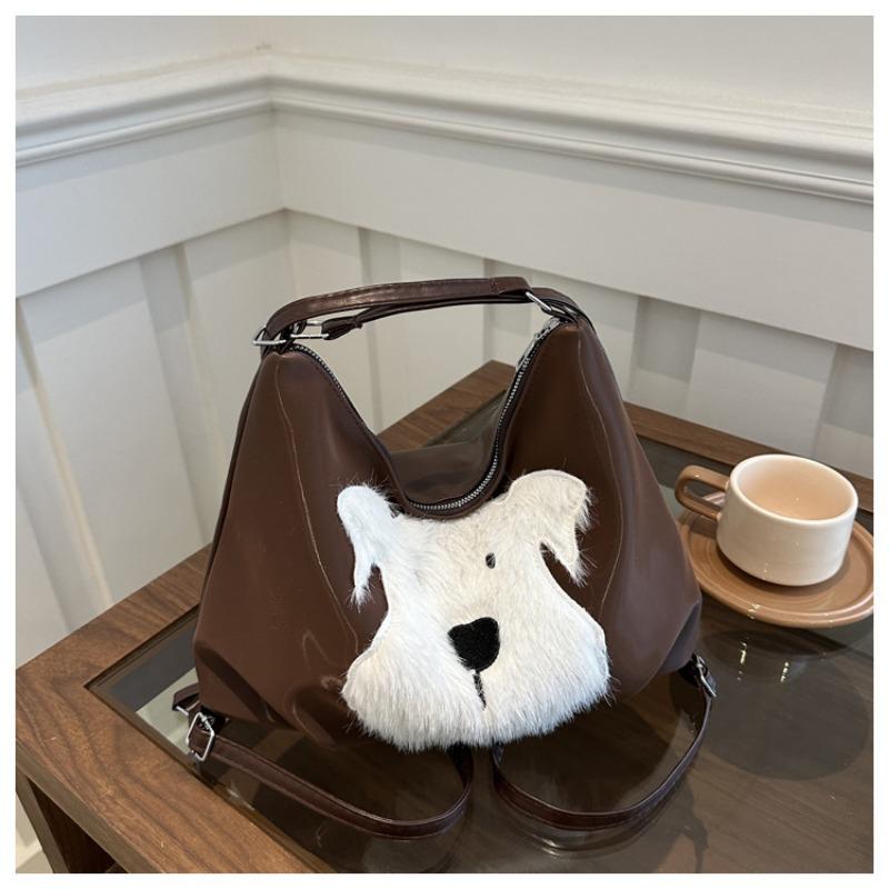 Personalized commuter high-value women's backpack new fashion simple high-value single shoulder underarm tote bag