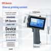 T10 Compact Handheld Inkjet Printer for Production Date, Batch Number, QR Code, and Label Printing