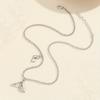 Fashion Personality Vintage Ruler Book Pendant Necklace Simple Creative Clavicle Chain For Graduation Season's Gift