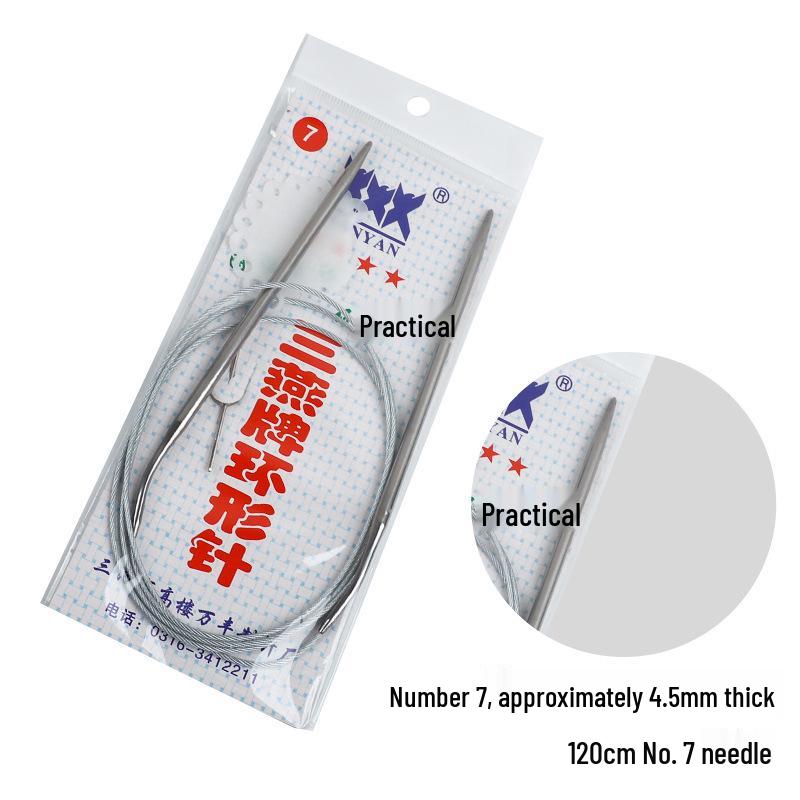 Sanyan Stainless Steel Circular Knitting and Crochet Needles Set