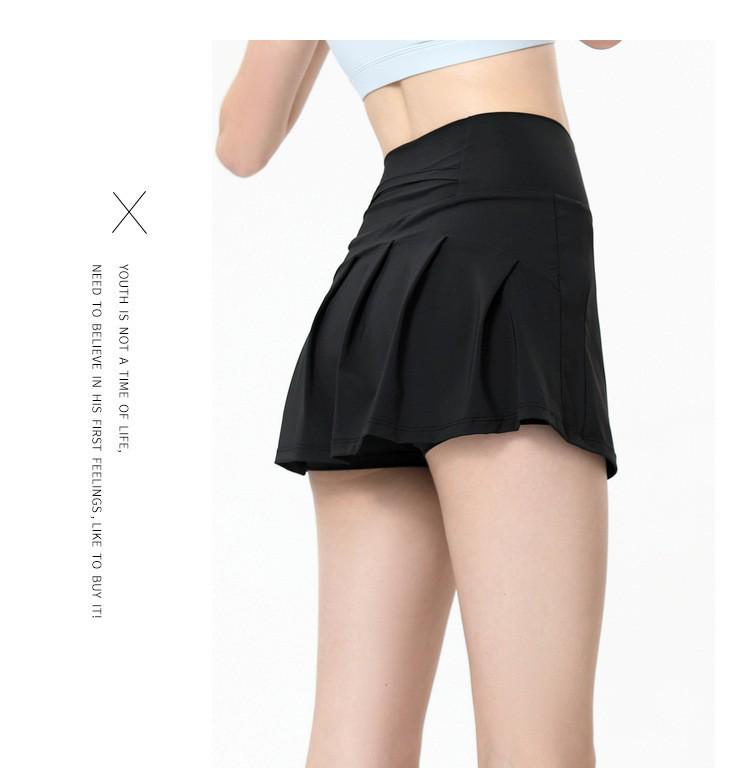 Women's Quick-Dry Pleated Sports Skirt for Running, Tennis, Golf, Fitness, & Yoga