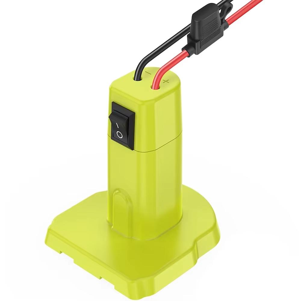 For RYOBI 18V Power Tools - DIY Wired Output Adapter Compatible with Ni-Cd & Lithium Batteries