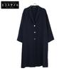 Mizuiro Ind Navy Wide Tailored Coat Chesterfield Coat Coat F NavyUsed