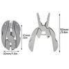 Portable Stainless Steel Multi-Tool Pliers Knife Keychain Screwdriver Travel Kits Perfect For Outdoor Use