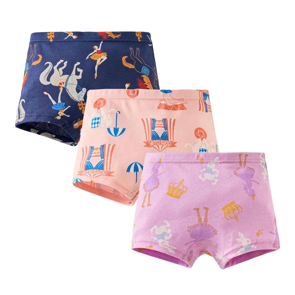 Girls' 100% Cotton Boxer Briefs - Toddler and Baby Underwear