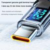 120W USB To Type C Digital Display Cable Fast Charging 100W PD Type C To Type C Cable For Iphone 16 15 Xiaomi HUAWEI Macbook iPad