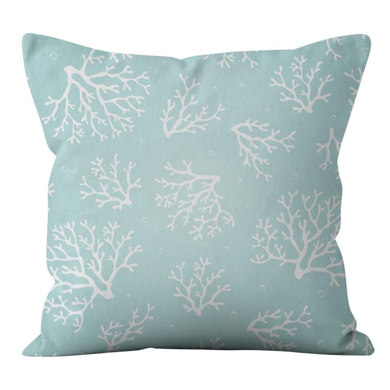 New American Patterned Geometric Linen Pillowcase Home Sofa Pillowcase